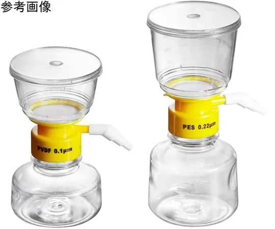 65-3697-43　［Discontinued］EXTRACTO Bottle Top Filter & Bottle 150 mL PES Hi-Flo 50 mmφ 0.22 μm Sterile 12pc　EXVF0150YPX02AZS