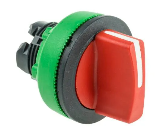 63-7389-35 Schneider Electric Harmony XB5 3 Position Selector Switch Head Standard Handle Red Spring Return Left to Centre ZB5FD704