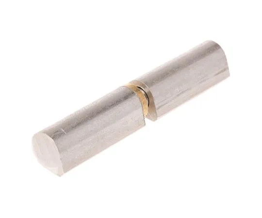 63-7461-02 Pinet Raw Stainless Steel Flat Hinge with a Fixed Pin Weld-on, 60mm x 12mm 14-7-3693