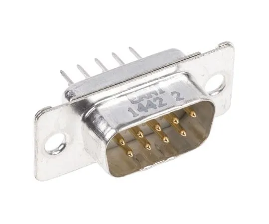 63-7455-06 ERNI TMC Series, 9 Way Through Hole PCB D-sub Connector Plug, 2.75mm Pitch 23132