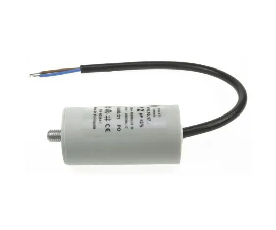 63-7519-57 Ducati Energia 12μF Polypropylene Capacitor PP 400 → 500V ac ±5% Tolerance Stud Mount 4.16.10 Series 4.16.10.17.14
