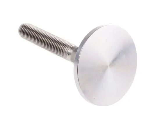 63-7492-50 Nu-Tech Engineering Stainless Steel Adjustable Feet A080/016 70mm Dia. 114mm 2000kg Static load Capacity ,75mm M16 A080/016