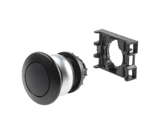 63-7526-72 Eaton M22 Series, Black Push Button Head, Maintained, 22mm Cutout 78635841 & M22-DRP-S+M22-A