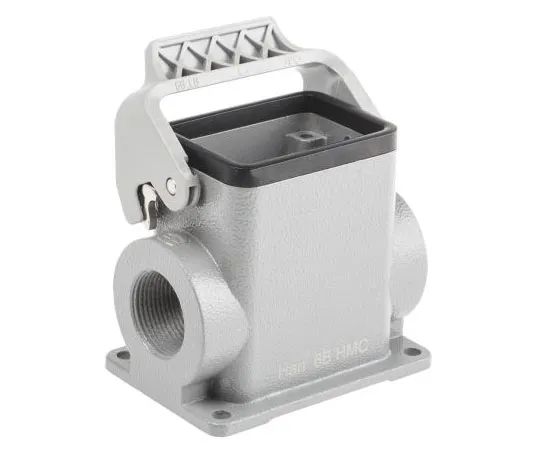 63-7373-42 Han HMC 1930 Series size 6 B Side Entry Cable Mount Connector Housing, Female 19302060291