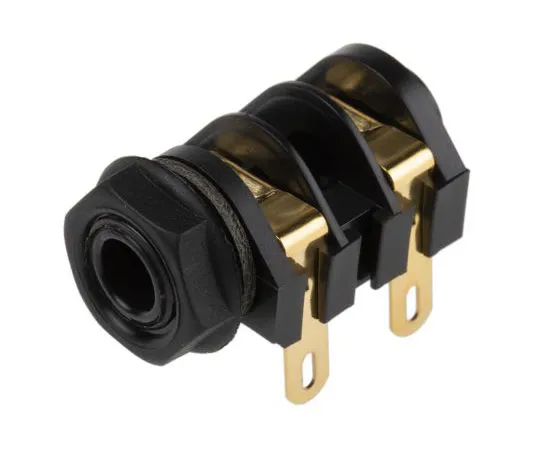 63-7371-67 RS PRO 6.35 mm Panel Mount Mono Jack Socket, 2 Pole, 5A 143-8932