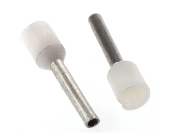 63-7450-78 Schneider Electric AZ5CE Series Insulated Crimp Bootlace Ferrule, 8.2mm Pin Length, 1.4mm Pin Diameter, 0.5mm² Wire AZ5CE005