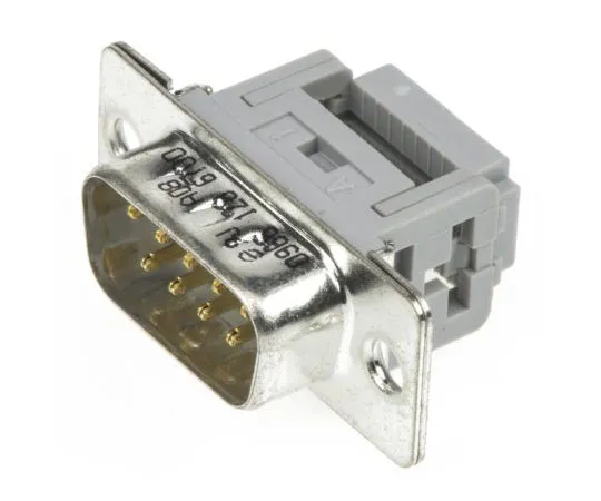 63-7538-89 Harting 2.77mm Pitch 9 Way IDC D-Sub Ribbon Cable Connector, Plug, Steel Shell 9661286700