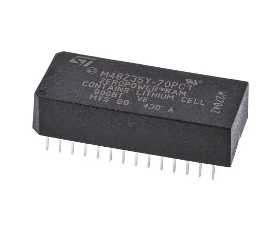 63-7485-03 STMicroelectronics M48Z35Y-70PC1 NVRAM, 256kbit, 70ns 28-Pin PCDIP M48Z35Y-70PC1