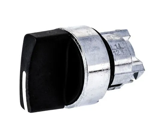 63-7493-49 Schneider Electric Harmony XB4 2 Position Selector Switch Head Standard Handle Black Spring Return Right to Left ZB4BD4