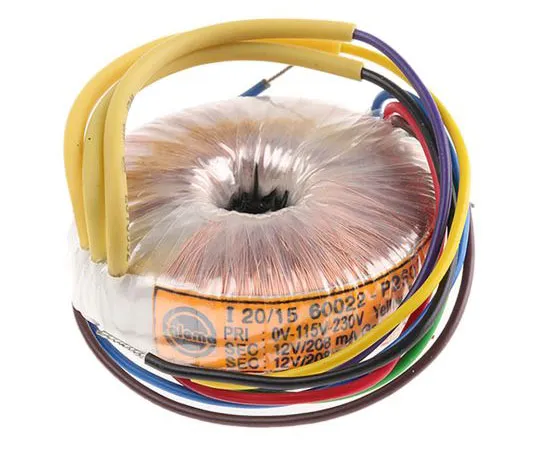 63-7461-95 2 Output Toroidal Transformer, 5VA, 2 x 12V ac 60022