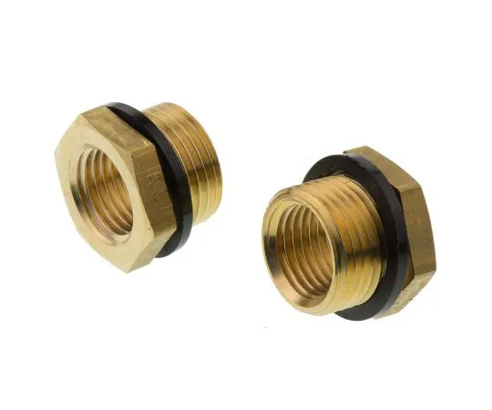 63-7437-77 Legris Brass 3/8 in BSPP Male x 1/4 in BSPP Female Straight Reducer Threaded Fitting 0168 17 13