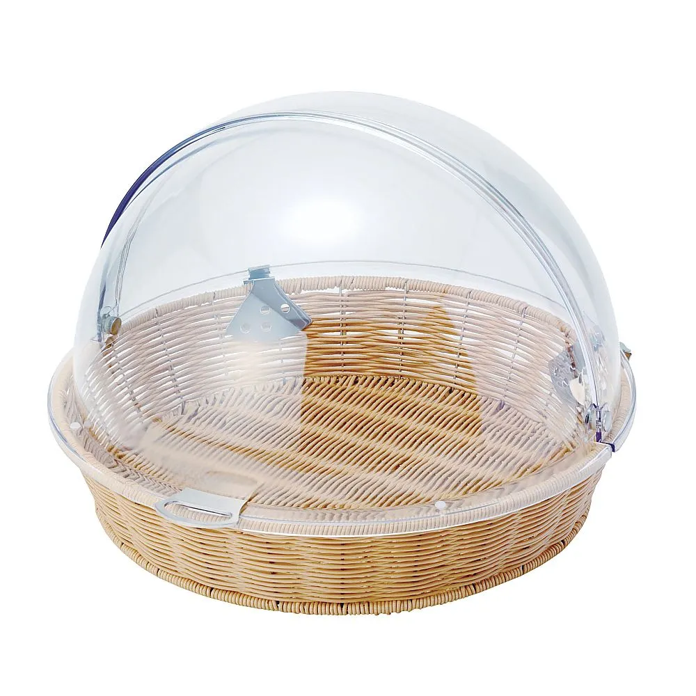 62-6692-91 PP Bakery Basket Round Type 47 with Cover BB-413-IV