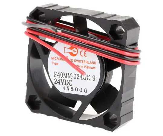 63-7515-84 Micronel F40 Series Axial Fan, 40 x 40 x 10mm, 9.18m³/h, 900mW, 24 V dc F40MM-024GK-9