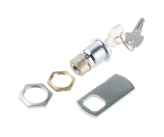 63-7489-93 Euro-Locks a Lowe & Fletcher group ******* Panel to Tongue Depth 19mm Zamak Chrome Plated Camlock, Key to unlock F6E-03-2 (405E)