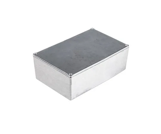 63-7382-93 RS PRO Die Cast Aluminium Enclosure, IP54, IP66, Shielded, 118.9 x 93.3 x 34.2mm 161-0923