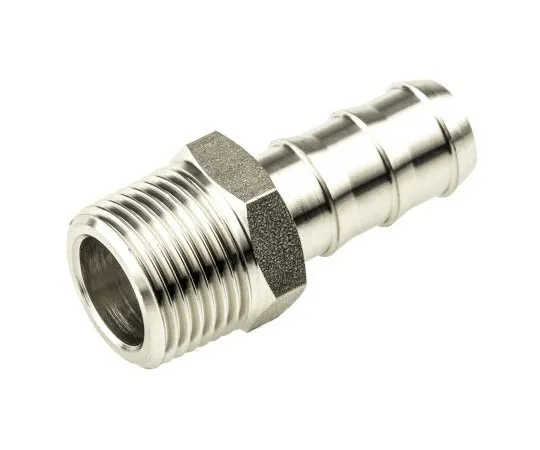 63-7484-91 Legris Stainless Steel Hexagon Straight Tailpiece Adapter 3/8in R(T) Male Male 1823 10 17
