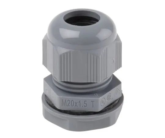 63-7397-07 Alpha Wire FIT M20 Cable Gland With Locknut, Chloroprene Rubber (O-Ring/Seal), Polyamide, IP66, IP68 PMC20 SL080