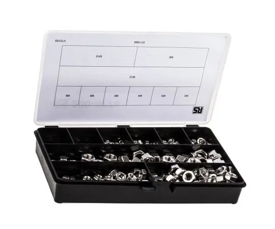 63-7419-87 RS PRO 1020 Piece Stainless Steel Hex Full Nuts Box 200-9778
