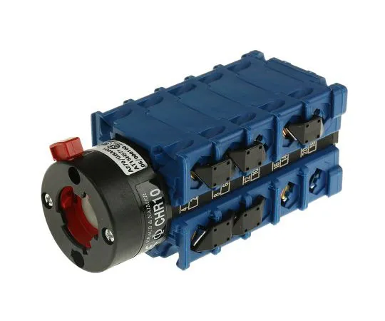 63-7502-25 Kraus & Naimer, 3P 3 Position 60° Rotary Switch, 690 V, 20 A, Rotary Knob Actuator CHR10A270/GBA001 * FT