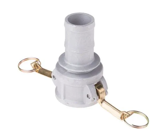 63-7506-73 Straight Male Hose Coupling 1.5in Part C Cam & Groove Coupler, Aluminium 362-6728