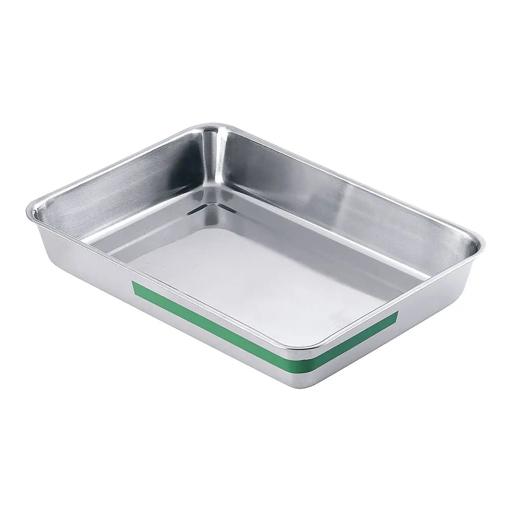 62-6369-68 TKG Stainless Steel Color Line Square Butt 8-Pack Green ABTE508