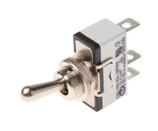63-7458-73 APEM Single Pole Single Throw (SPST) Toggle Switch, (On)-On, Panel Mount 635H/2