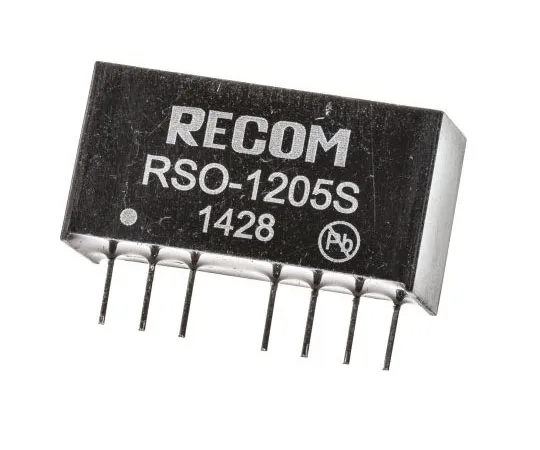 63-7356-77 Recom RSO 1W Isolated DC-DC Converter Through Hole, Voltage in 9 → 18 V dc, Voltage out 5V dc RSO-1205S