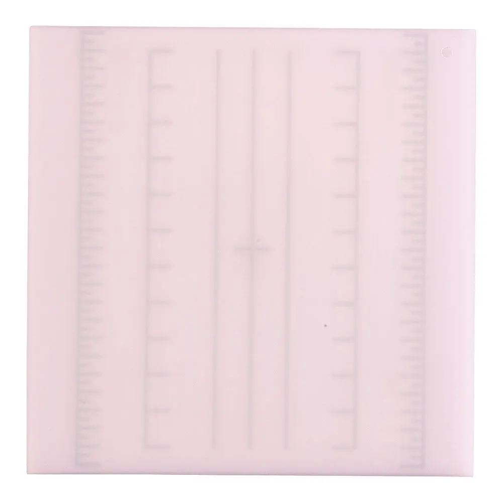 62-6434-49 Laminated Graduated Cutting Board Square S Pink for Cooking
