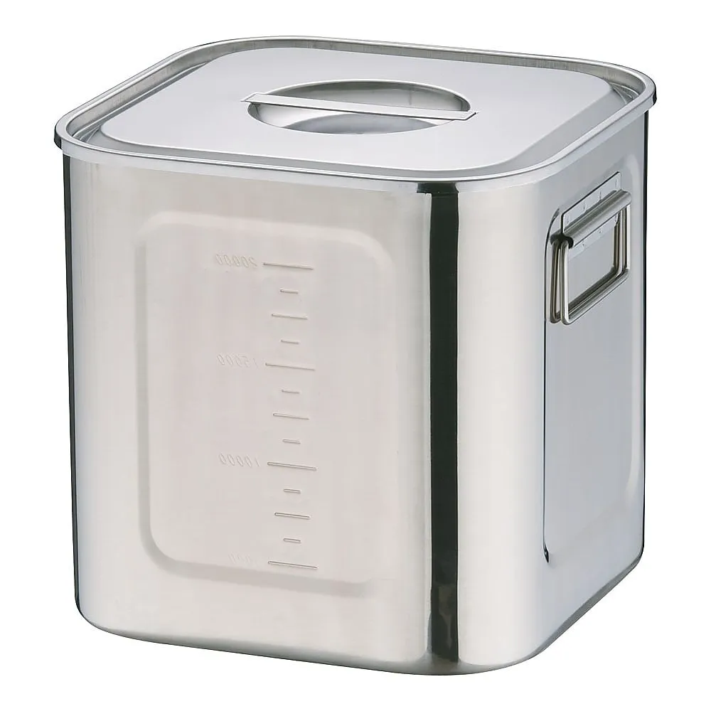62-6386-45 Eco Clean UK Deep Square Kitchen Pot 30 cm AEK1313