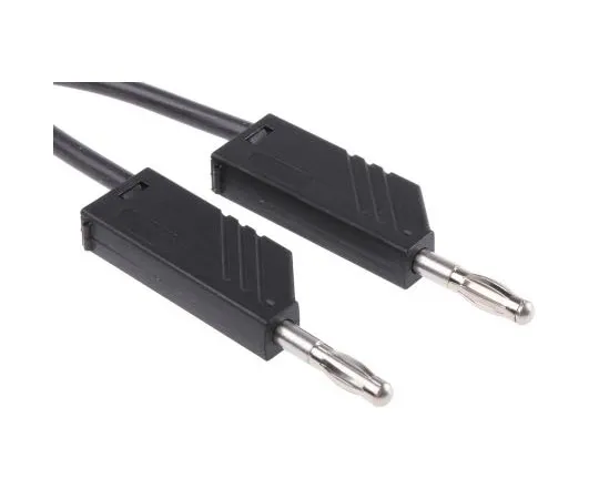 63-7500-34 Hirschmann Test & Measurement Test lead, 16A, 60V dc, Black, 1m Lead Length 934092100