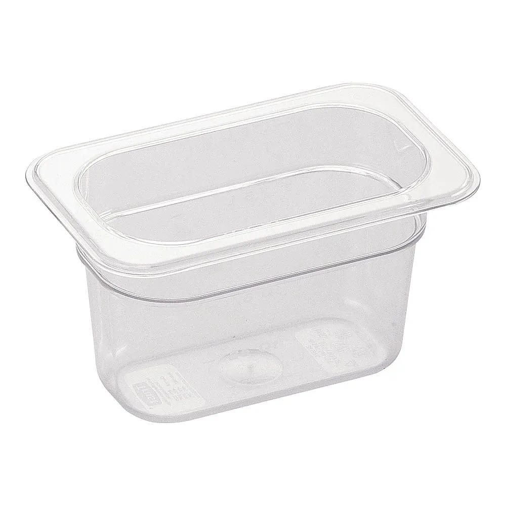 62-6366-26 Trust Tritan Cold Food Pan 1/9 x 100 mm 8498