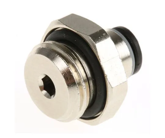 63-7458-47 Legris Pneumatic Straight Threaded-to-Tube Adapter, G 1/4 Male, Push In 4 mm 3101 04 13