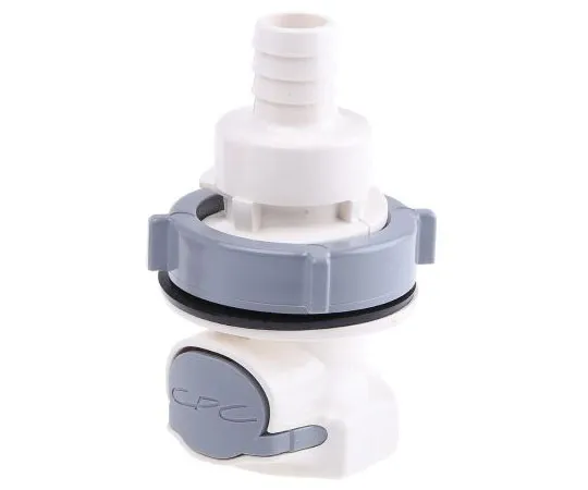 63-7491-26 Straight Male Hose Coupling Coupling Body - Valved, Panel Mount, PSU HFCD16835