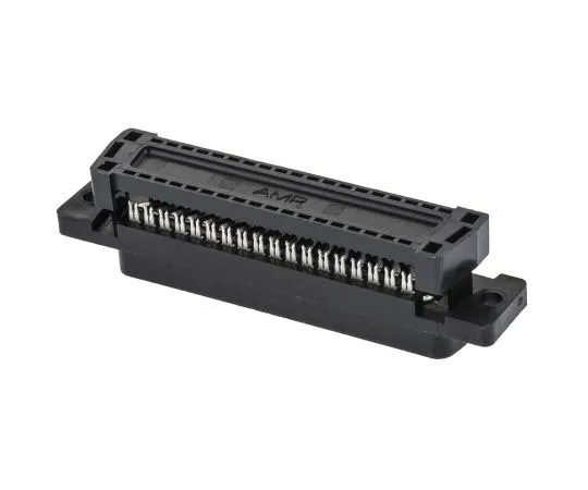 63-7529-83　TE Connectivity AMPLIMITE HDF-20 Series 2.76mm Pitch 37 Way IDC D-Sub Ribbon Cable Connector, Socket, Thermoplastic　1658614-1