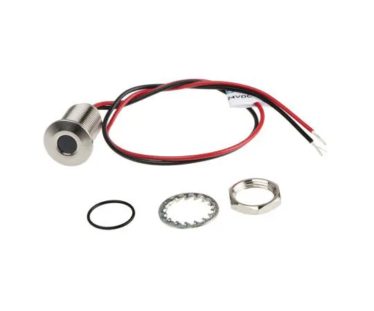 63-7371-20 RS PRO White EMC Panel LED, 21.6 → 26.4 V dc, 10mm Mounting Hole Size, Lead Wires Termination, IP67 139-3363