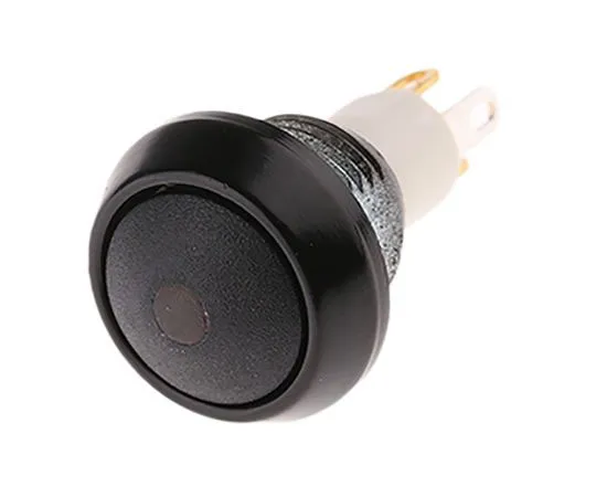 63-7411-16 ITW Single Pole Single Throw (SPST) Momentary Red LED Miniature Push Button Switch, 13.6 (Dia.)mm, Panel Mount 59-411R
