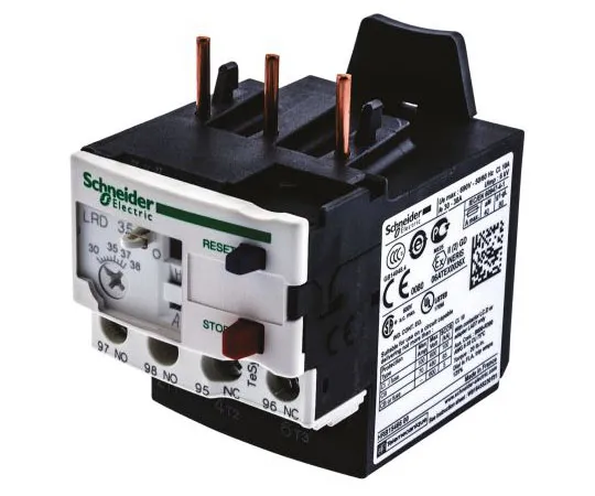 63-7527-97 Schneider Electric Thermal Overload Relay NO/NC, 30 → 38 A, 38 A LRD35