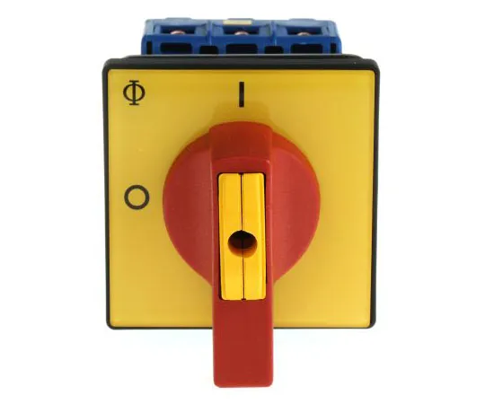 63-7464-25 3 Pole Panel Mount Non F***d Isolator Switch, 40 A, 15 kW, IP65 KG41BT203/GBA016E