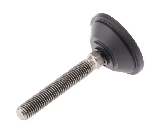 63-7492-57 Nu-Tech Engineering Stainless Steel Adjustable Feet A095/029 55mm Dia. 102mm 600kg Static load Capacity ,75mm M12 A095/029