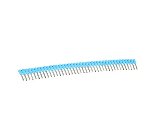 63-7407-29 Legrand Starfix Series Insulated Crimp Bootlace Ferrule, 8mm Pin Length, 1.5mm Pin Diameter, 0.75mm² Wire Size, Blue 0 376 62