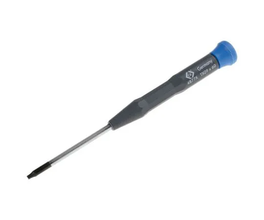 63-7499-91 CK Torx Ergonomic Screwdriver T9 Tip 60 mm Chrome Vanadium Molybdenum Steel T4877X 09
