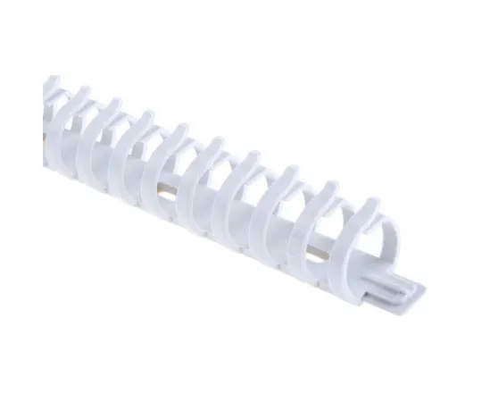 63-7475-67 Hager Slotted Flexible Panel Trunking Self Adhesive Grey, Flexible Slot, W23 mm x D21mm, L500mm Polyamide L2222/7035