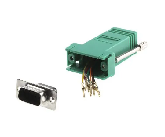 63-7488-35 RS PRO 9 Way D-sub Male, RJ45 Female Adapter 314-8183