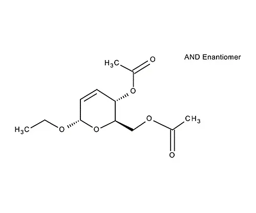 61-0353-88　［Discontinued］(+)-Ethyl-4,6-Di-O-Acetyl-2,3-Dideoxy-Alpha-D-Erythro-Hexen-2-Enopyranoside for Synthesis 818289 1G　8.18289.0001