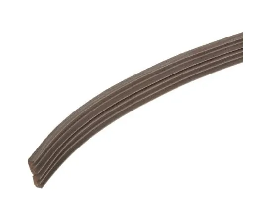 63-7546-54 Stormguard EPDM Rubber Brown Draught Excluder, 10m x 9mm x 4mm 05RS033010MB