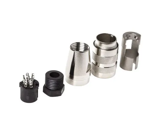 63-7380-34 Amphenol C 091 D Series, 6 Pole Din Socket Socket, 5A, 300 V ac/dc, Screw On C091-31D006-1002