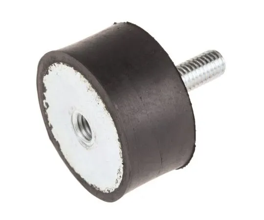 63-7392-47 RS PRO 20mm Shock Mount M8 40mm Diameter 134.86kg Compression Load, Male to Female Natural Rubber 171-2606