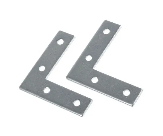 63-7525-23 50 x 50mm, 4 Hole Zinc Plated Steel L Bracket, 13mm Width 397-4976