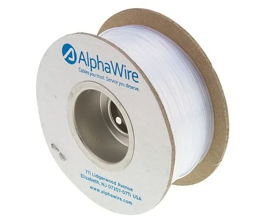 63-7391-36 Alpha Wire PTFE Natural Cable Sleeve, 1.14mm Diameter, 30m Length TFT25017 NA005