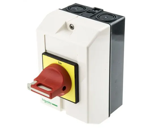 63-7453-04 3 Pole Panel Mount Non F***d Isolator Switch, 10 A, 4 kW, IP65 VCF02GE